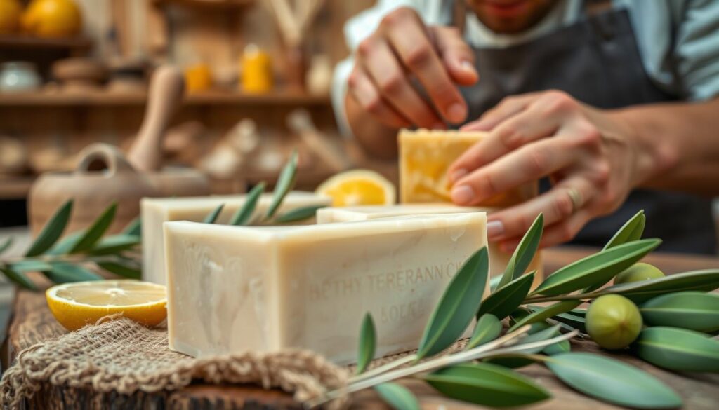 lavorazione artigianale sapone