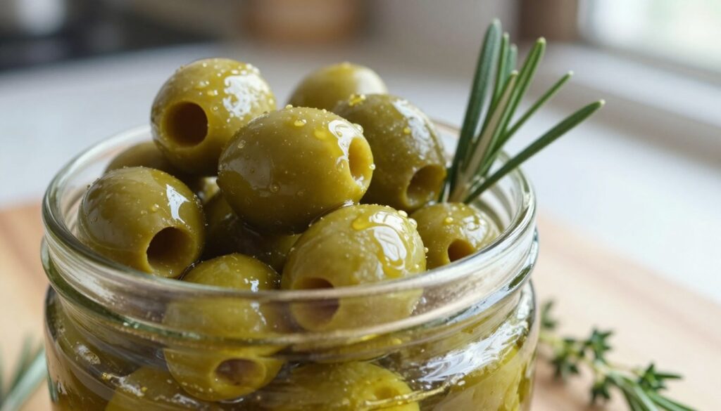 olive verdi in salamoia